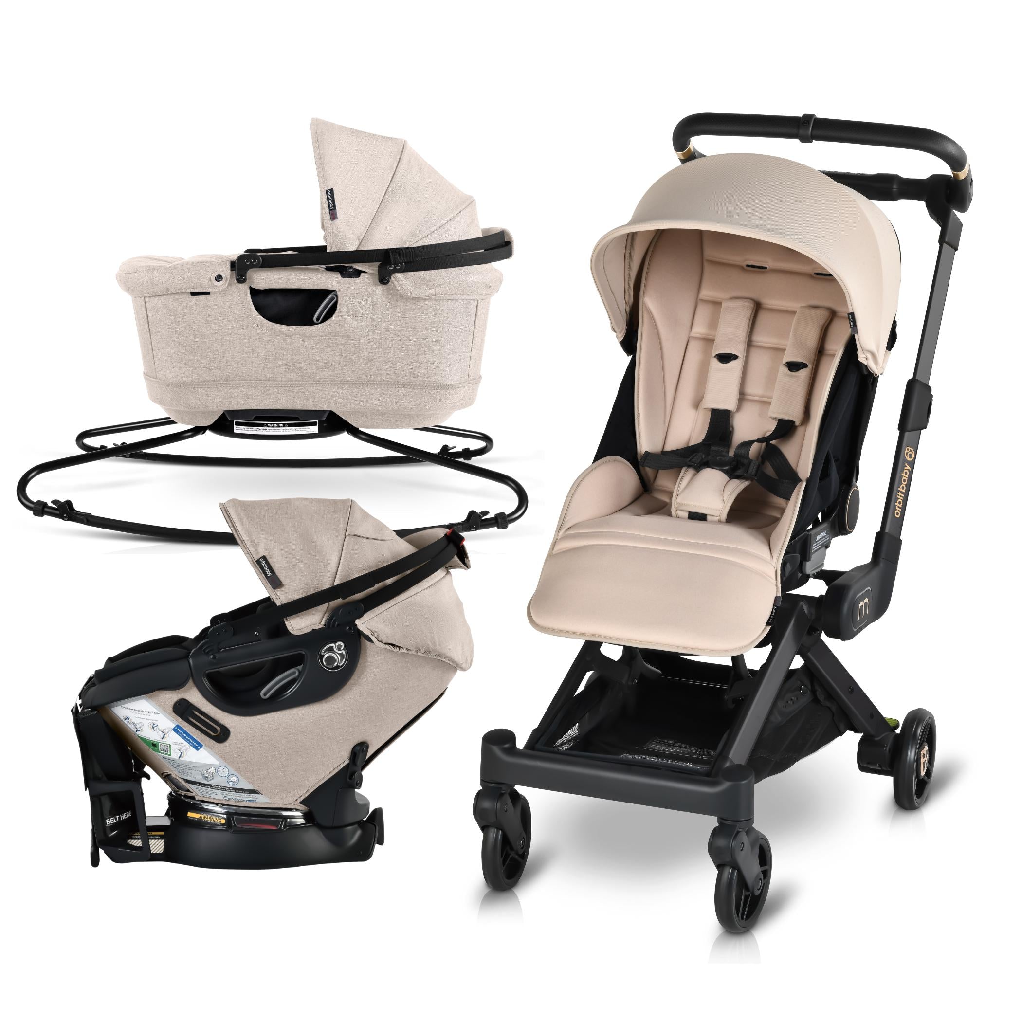 Orbit Baby M+ Stroll, Lounge, & Ride Travel System