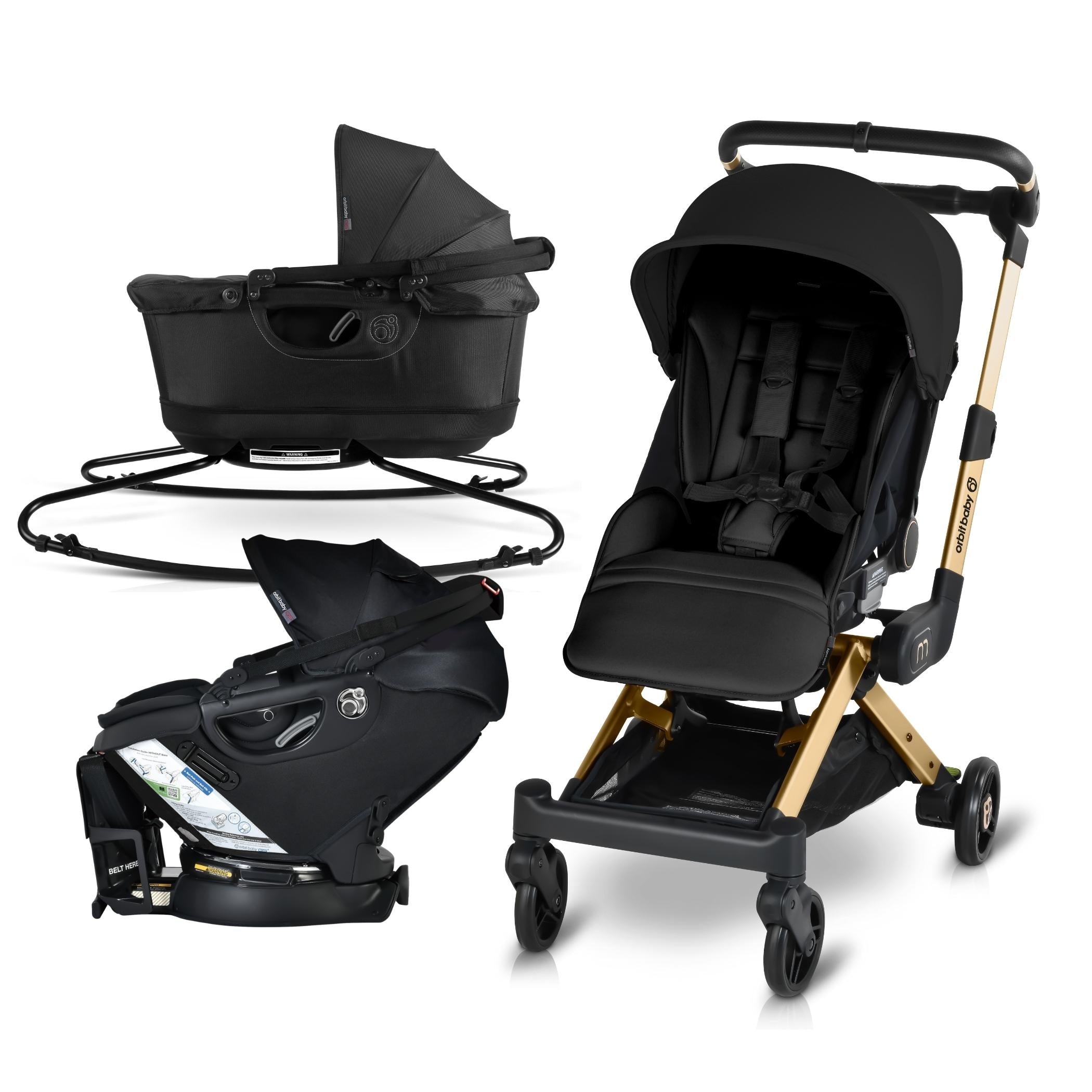 Orbit Baby M+ Stroll, Lounge, & Ride Travel System