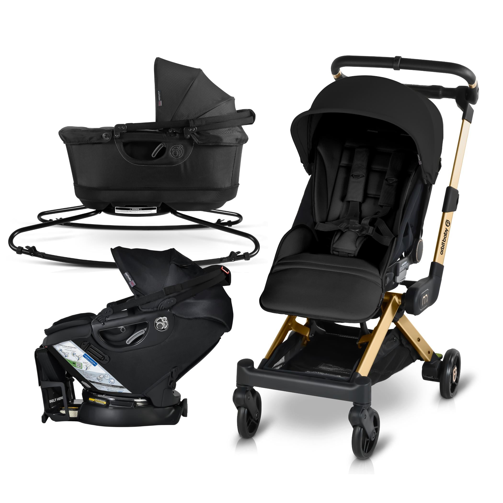 Orbit Baby M+ Stroll, Lounge, & Ride Travel System