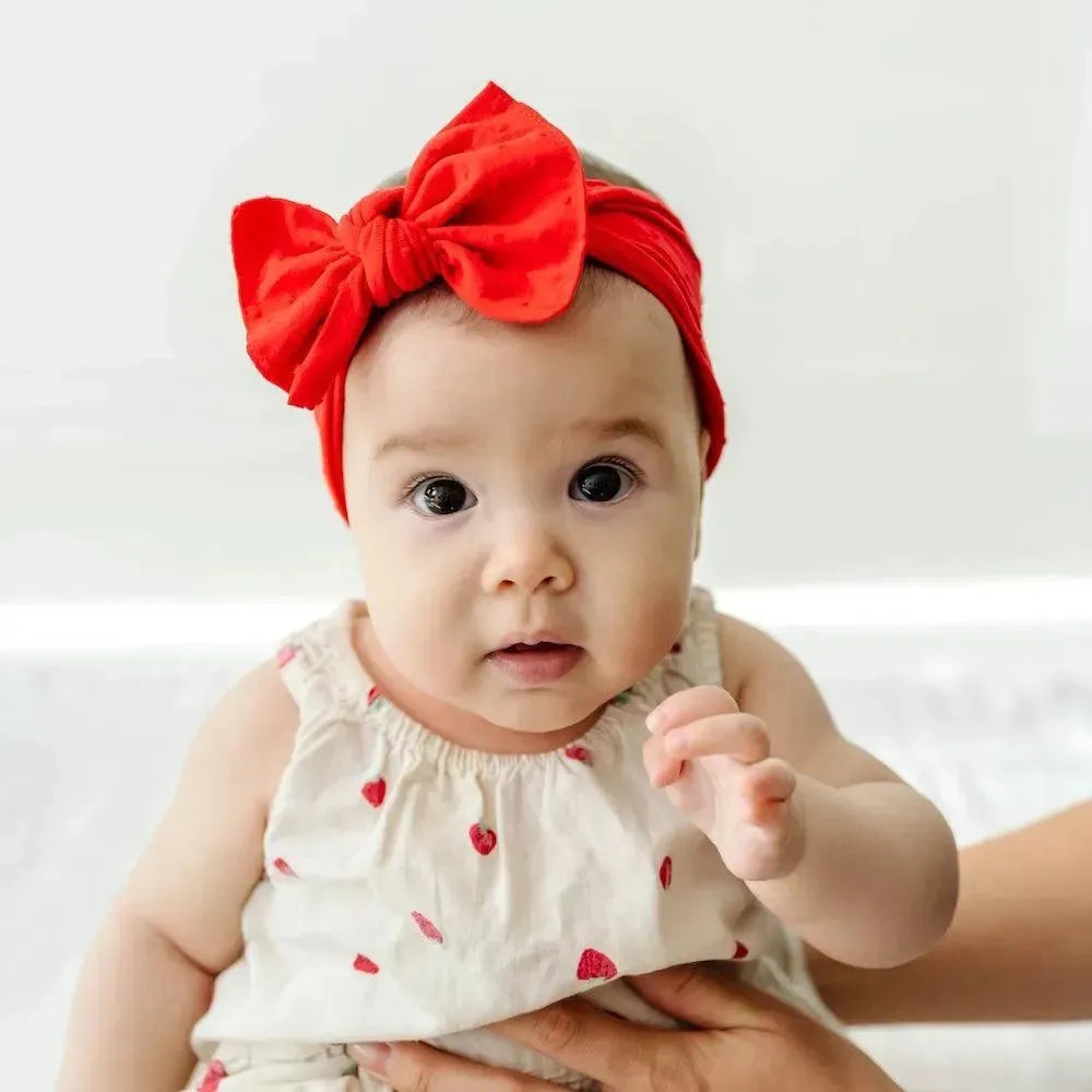 NÓ SHABBY MODELADO: cereja / ponto vermelho