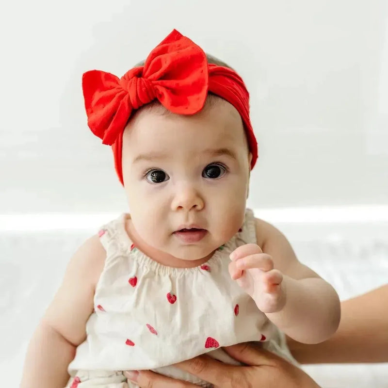 NÓ SHABBY MODELADO: cereja / ponto vermelho