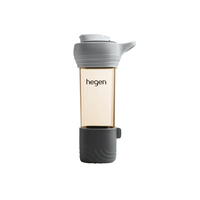 Hegen PPSU Lifestyle Bottle with Loop and Boot - 450ml/15oz - Slate Grey