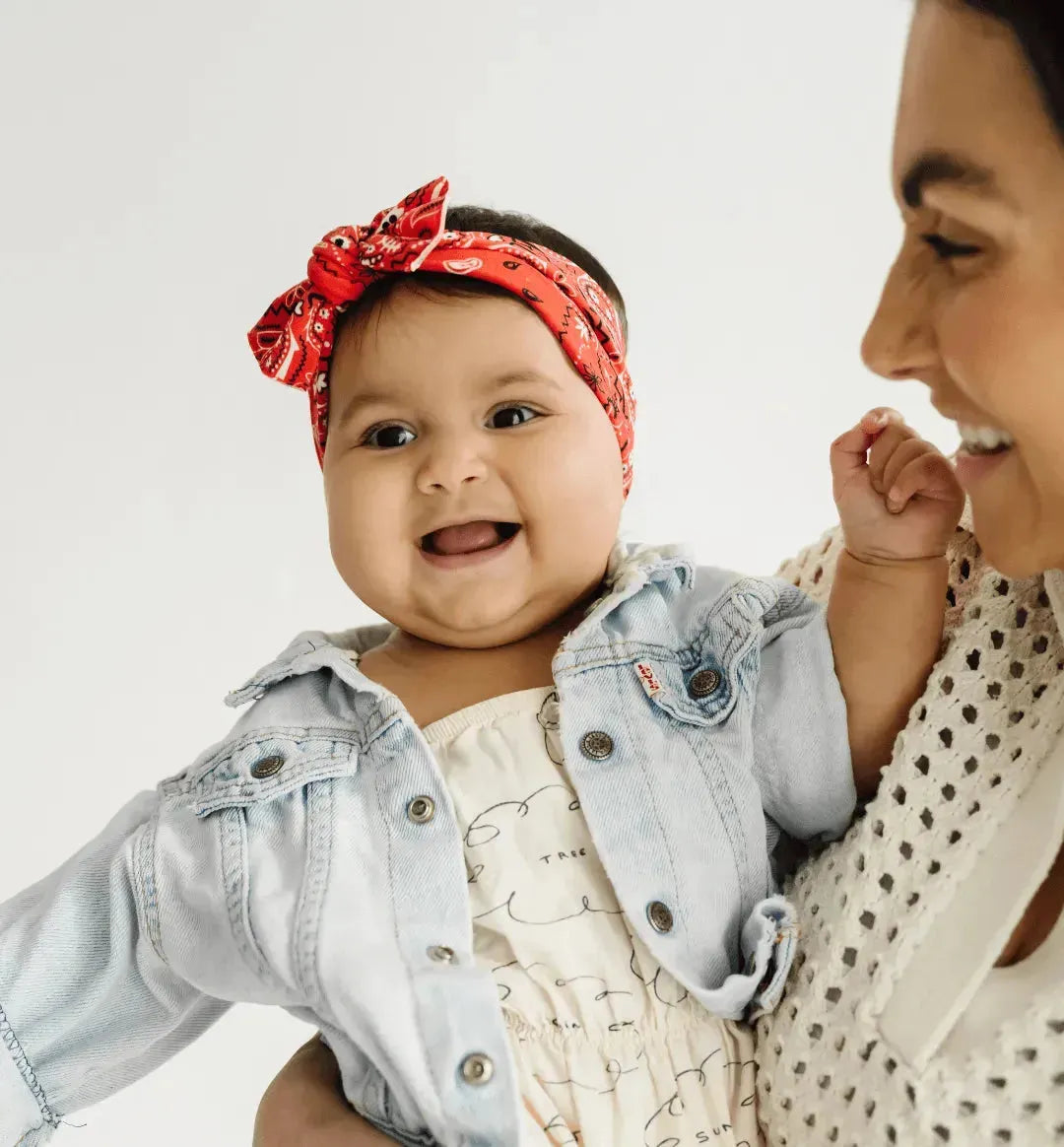 NÓ ESTAMPADO: bandana vermelha 