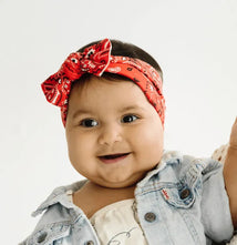 NÓ ESTAMPADO: bandana vermelha 