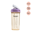 Hegen PPSU Straw Cup - 9 Months Plus - 330ml/11oz - Purple