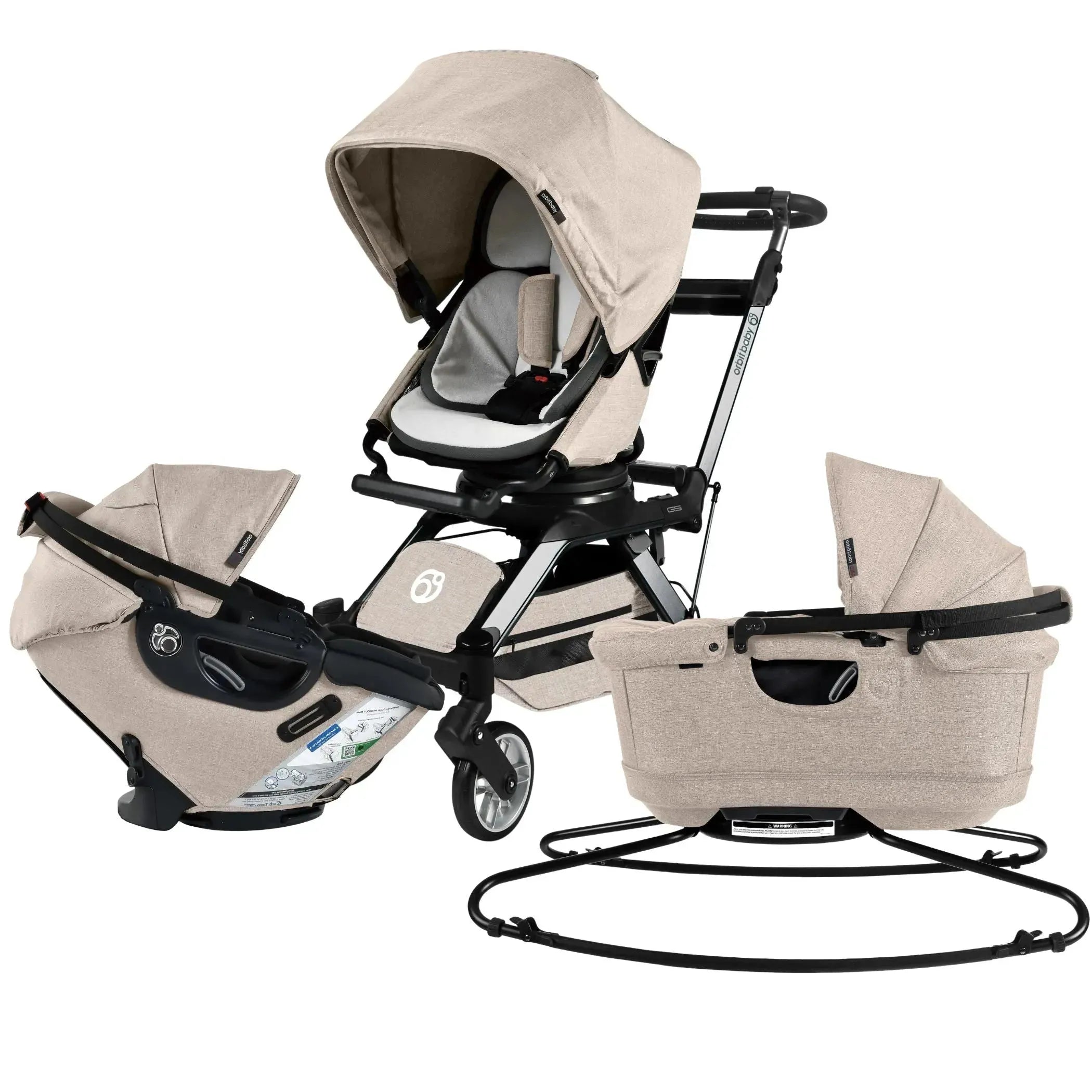 Orbit Baby - Sistema de viagem para passear, dormir e andar 