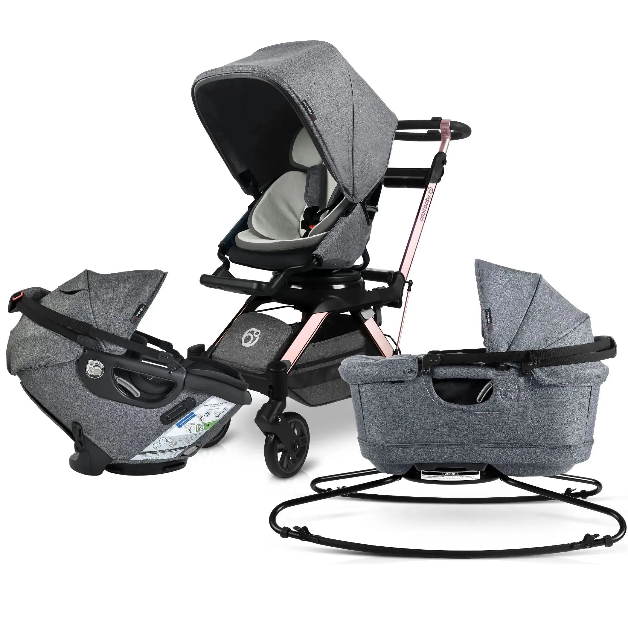Orbit Baby - Sistema de viagem para passear, dormir e andar 