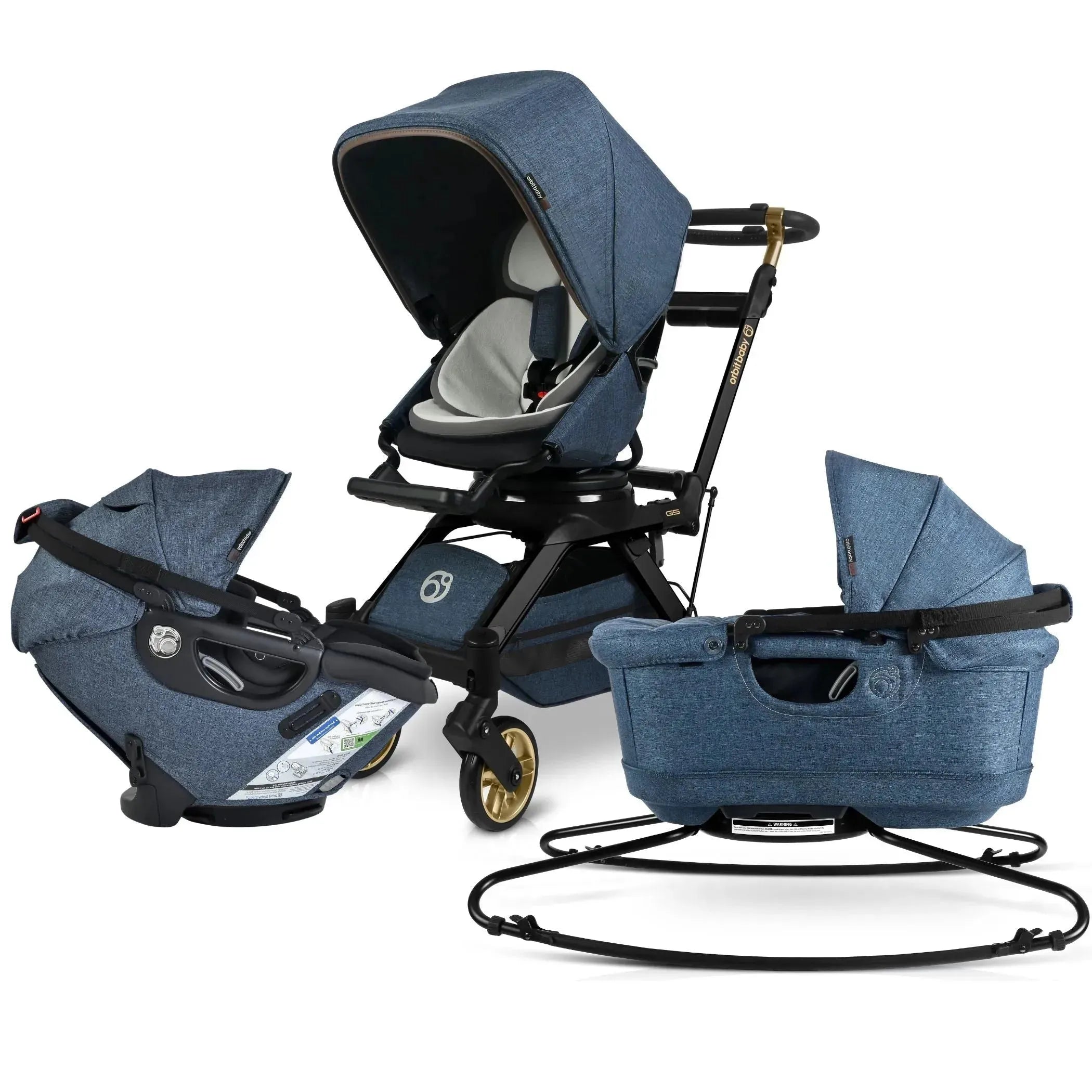Orbit Baby - Sistema de viagem para passear, dormir e andar 