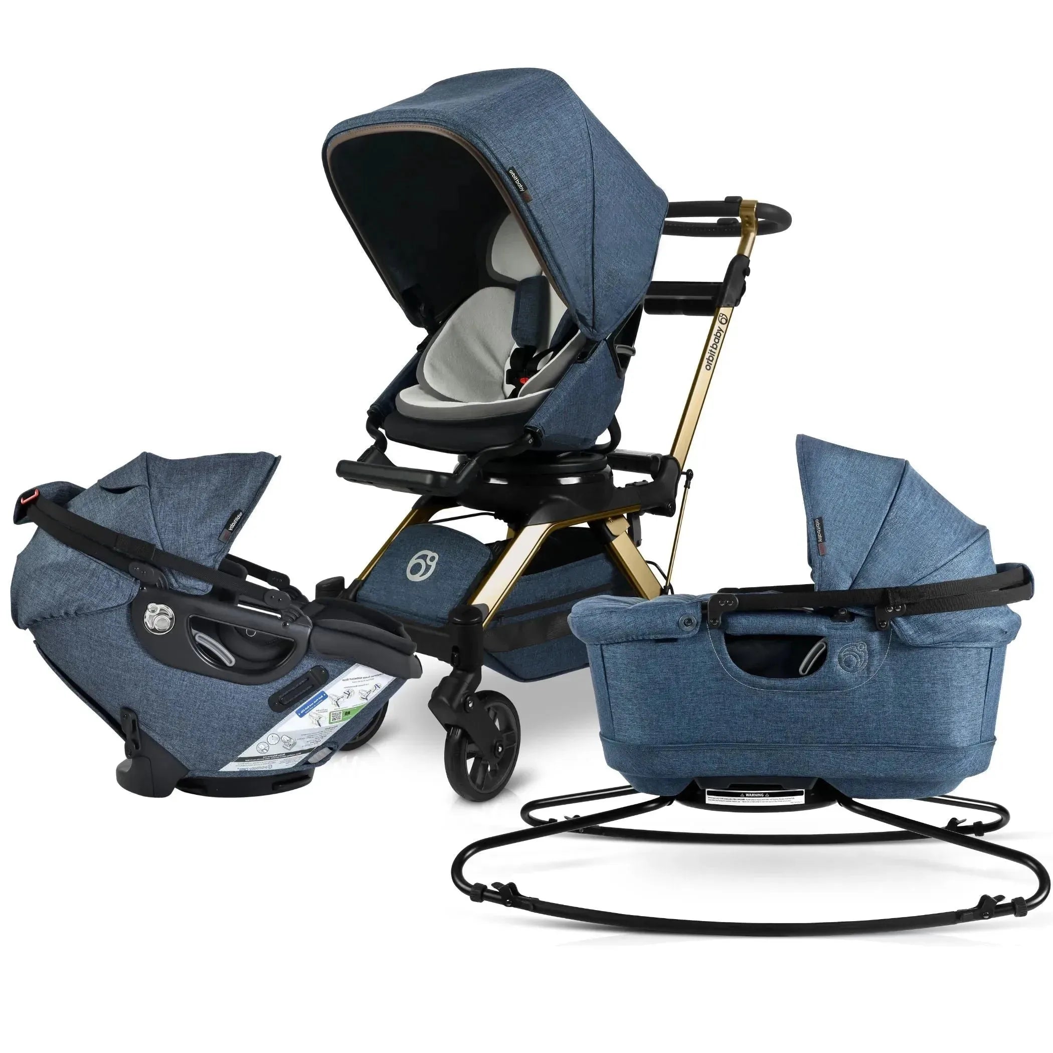 Orbit Baby - Sistema de viagem para passear, dormir e andar 