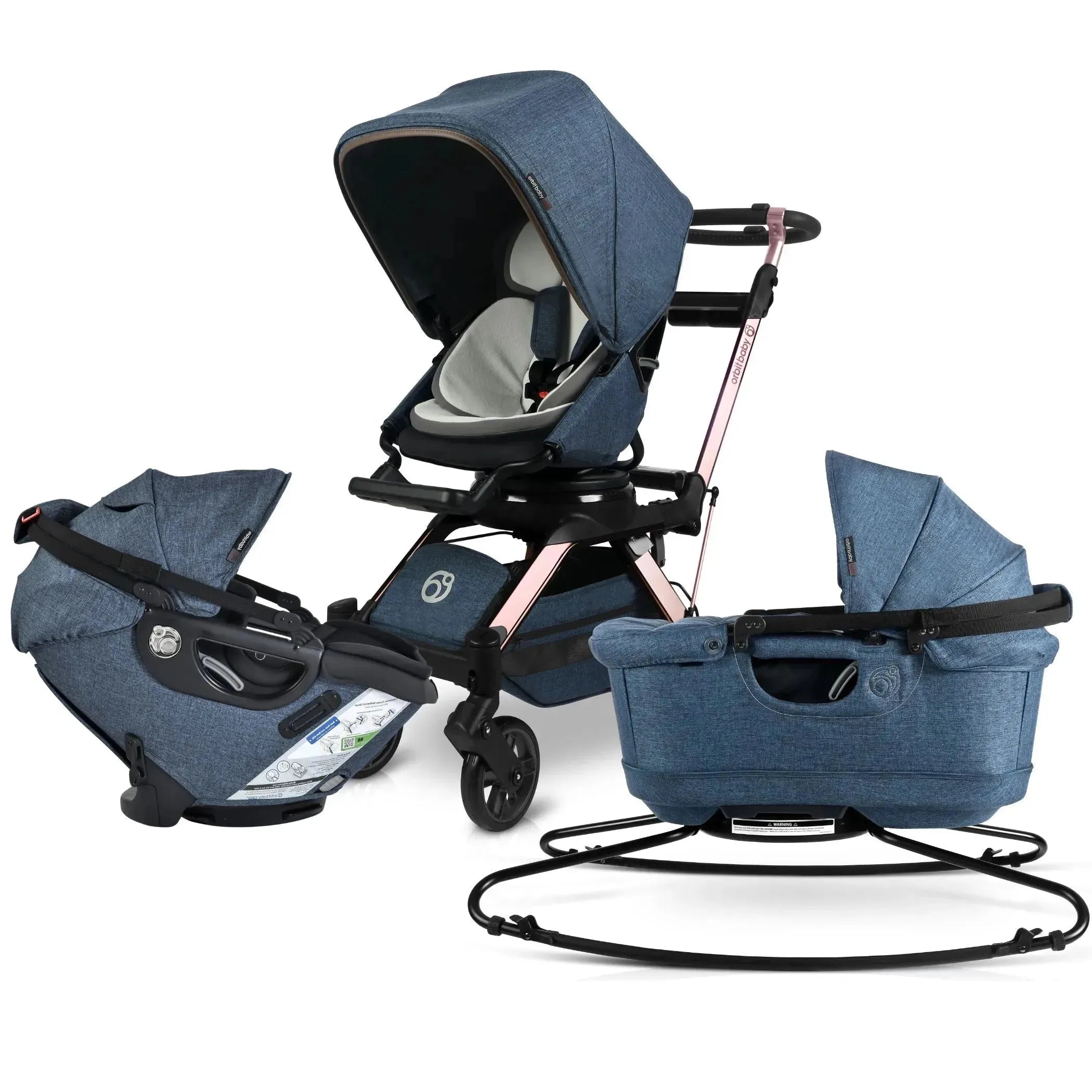 Orbit Baby - Sistema de viagem para passear, dormir e andar 
