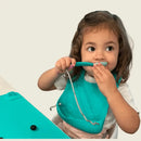 Babador de viagem Stop-Drop + amarras