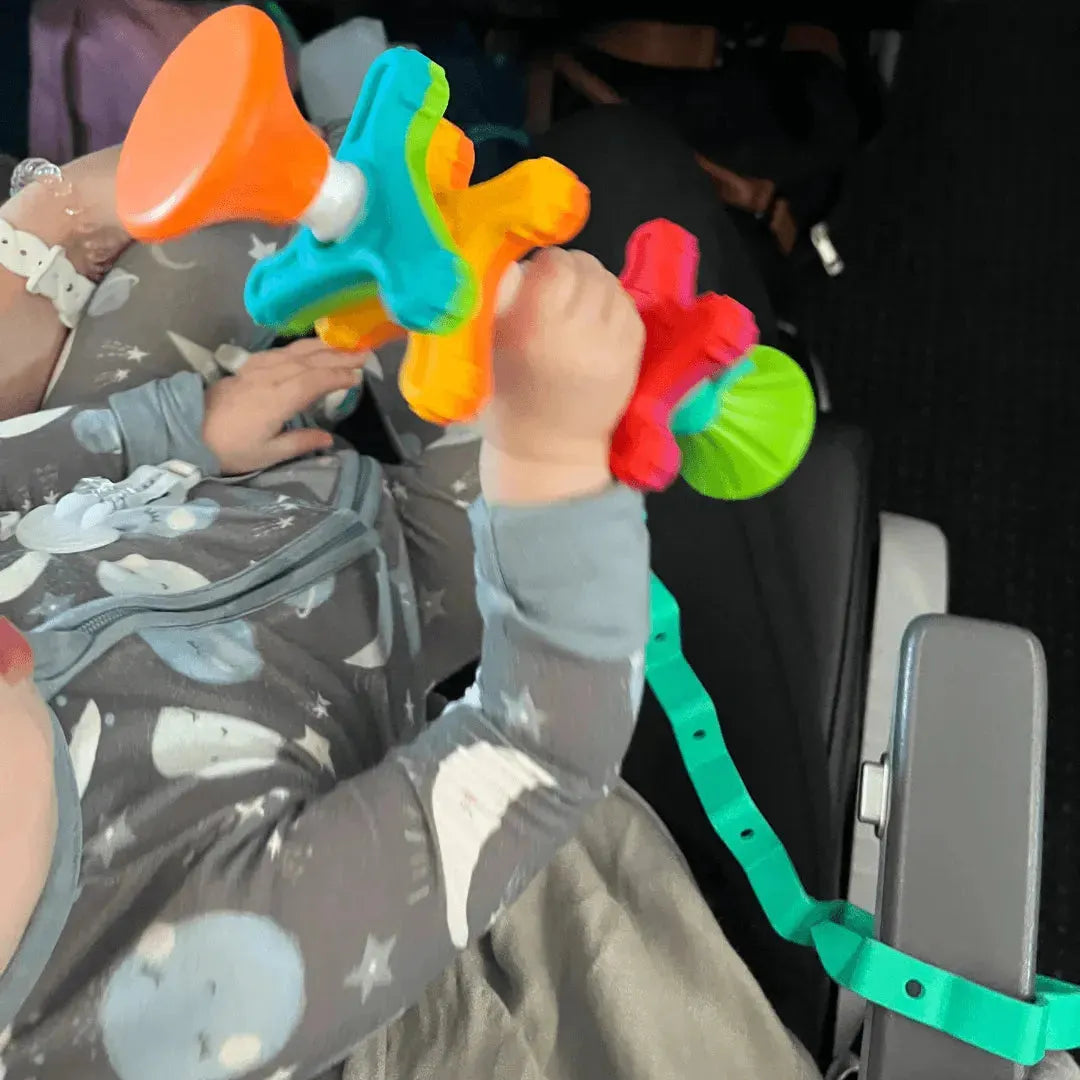Bungee e corda de brinquedo para bebê ocupado