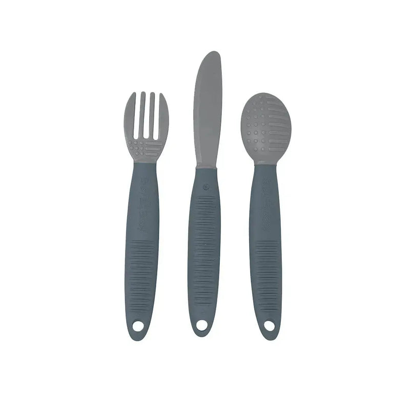 Utensílios para comer para bebês ocupados