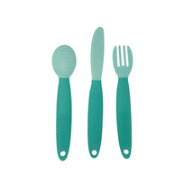 Utensílios para comer para bebês ocupados
