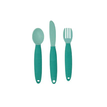 Utensílios para comer para bebês ocupados