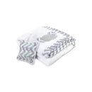 A.D. Sutton - Baby Blankets Elephant, Grey/White Image 1