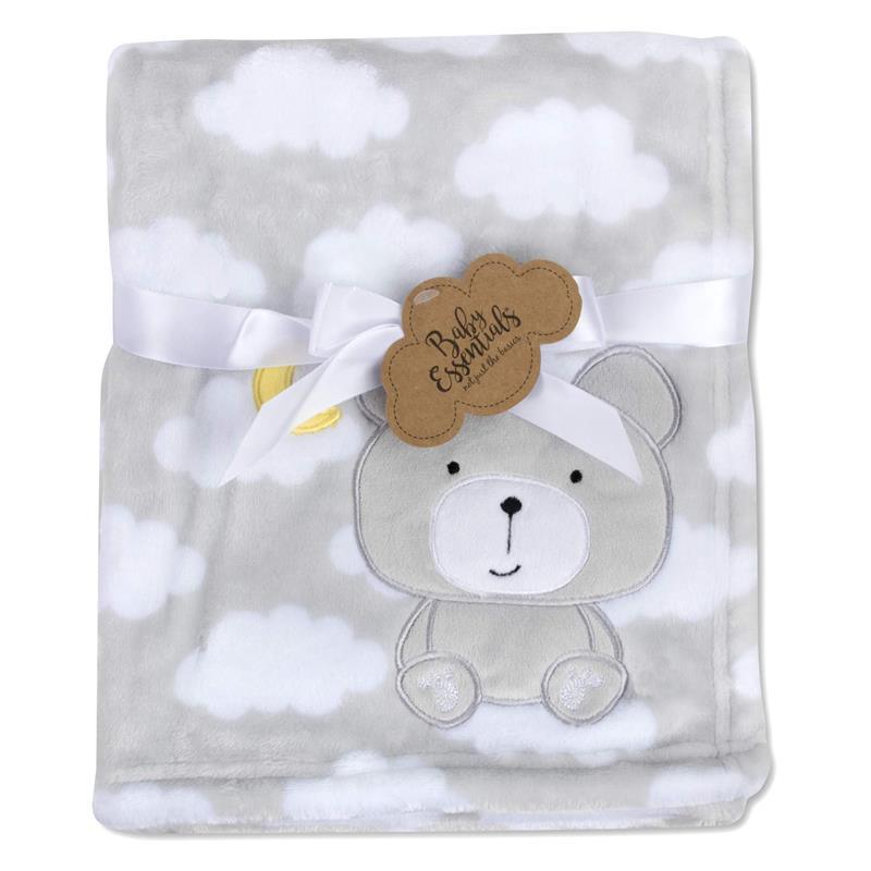A.D. Sutton - Baby Essentials Plush Blanket, Bear Grey Image 1