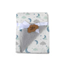A.D. Sutton - Baby Essentials Sherpa Fleece Baby Blankets, Star/Cloud Image 1