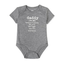 A.D. Sutton - Baby Romper Daddy, Grey Image 1