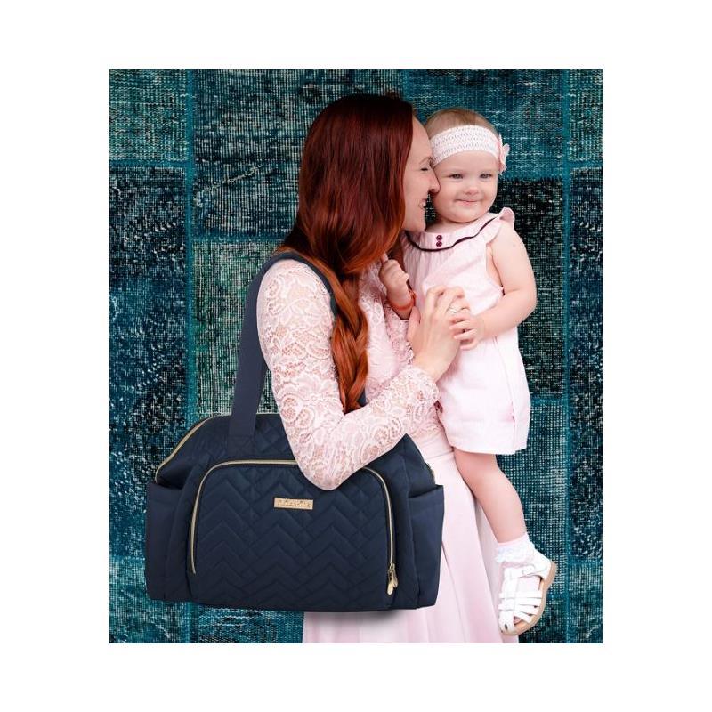 A.D Sutton - Harper Frame Quilted Diaper Bag Tote Image 15