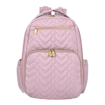 Fisher Price Diaper Bag Signature Morgan Backpack, Rose Pink Image 1