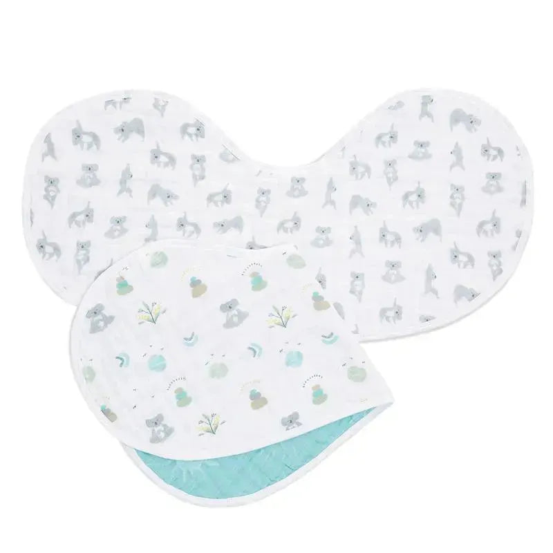 Aden + Anais - 2Pk Burpy Bibs Now + Zen  Image 2