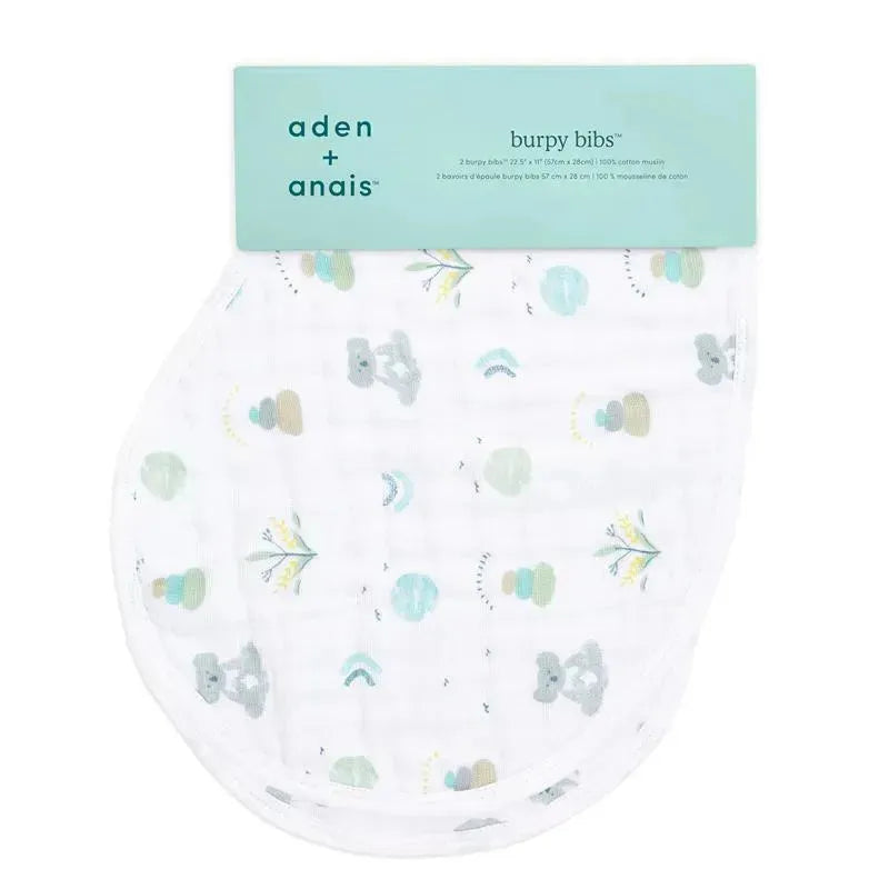 Aden + Anais - 2Pk Burpy Bibs Now + Zen  Image 3