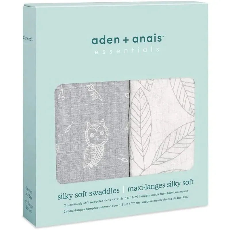 Aden + Anais - 2Pk Silky Soft Swaddles Woodsy Image 3