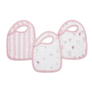 Aden + Anais 3Pk Classic Snap Bibs, Heart Breaker Image 1