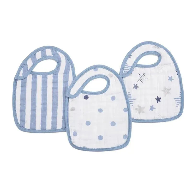 Aden + Anais 3Pk Classic Snap Bibs, Rock Star Image 1