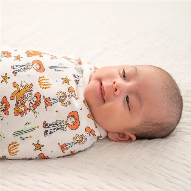 Aden + Anais - 3Pk Essentials Easy Swaddle Wrap Quick Change with Bottom Zipper, Toy Story Image 3