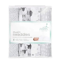 Aden + Anais - 4 Pk Muslin Swaddles, Pasture Image 1