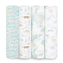 Aden + Anais - 4 Pk Muslin Swaddles, Voyager Image 1