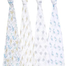 Aden + Anais - 4Pk Cotton Muslin Swaddle, Natural History Image 2