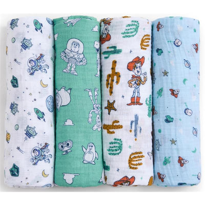 Aden + Anais - 4Pk Essentials Muslin Swaddle Blankets, Toy Story Image 1