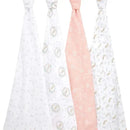 Aden + Anais - 4Pk Muslin Swaddles Blushing Bunnies Image 3