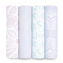 Aden + Anais - 4Pk Muslin Swaddles Damsel Image 1