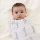 Aden + Anais - 4Pk Muslin Swaddles, Safari Babes Image 2