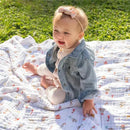 Aden + Anais - Essential Elephant Circus Baby Blanket Image 3