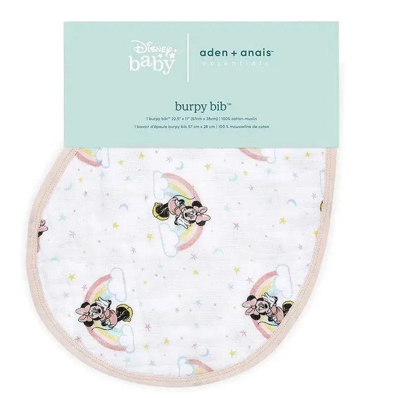 Aden + Anais Essentials Burpy Bib Minnie Rainbows - Rainbows Image 3