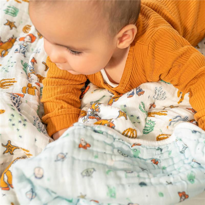 Aden + Anais - Essentials Cotton Muslin Blanket Toy Story, Woody & Friends Image 4