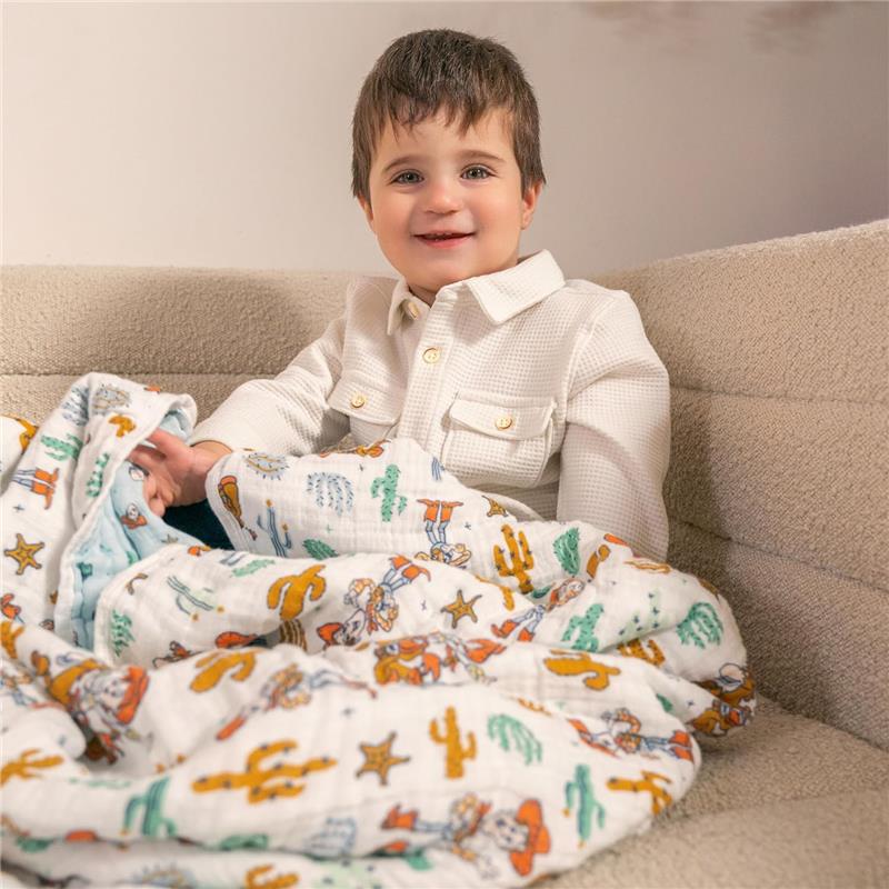 Aden + Anais - Essentials Cotton Muslin Blanket Toy Story, Woody & Friends Image 5