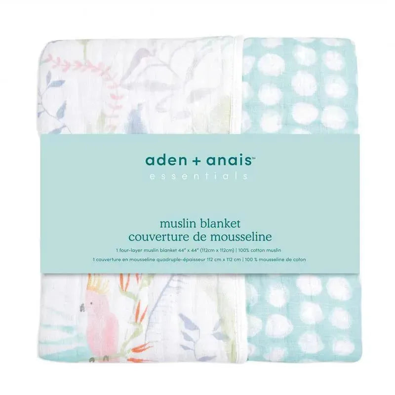 Aden + Anais - Essentials Muslin Blanket, Tropicalia Image 2