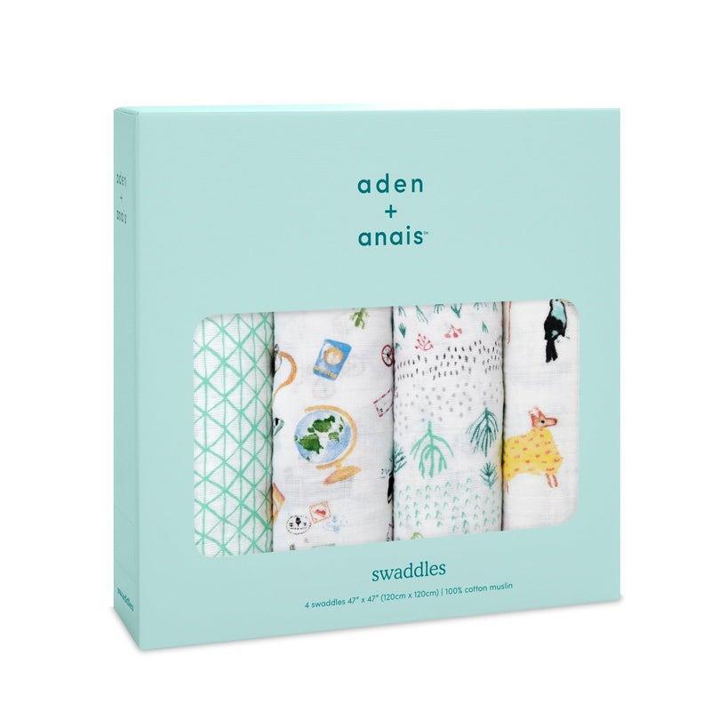 Aden + Anais Swaddles Around The World 4-Pack Image 2