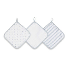 Aden + Anais Washcloth Set in Dove, 3-Pack Image 1