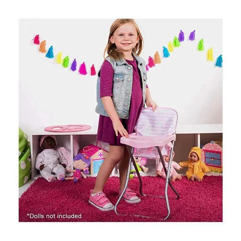 Adora High Chair Accessories Baby Pink for Baby Dolls Image 11