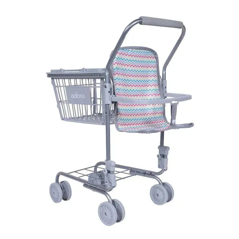 Adora - Zig Zag Rainbow Doll Shopping Cart Image 1