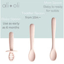 Ali + Oli - (3-Pc) Multi Stage Spoon Set For Baby, Blush Image 3