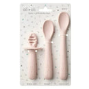 Ali + Oli - 3Pk Multi Stage Spoon Set For Baby, Blush Image 2
