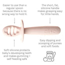 Ali + Oli - 3Pk Multi Stage Spoon Set For Baby, Blush Image 4